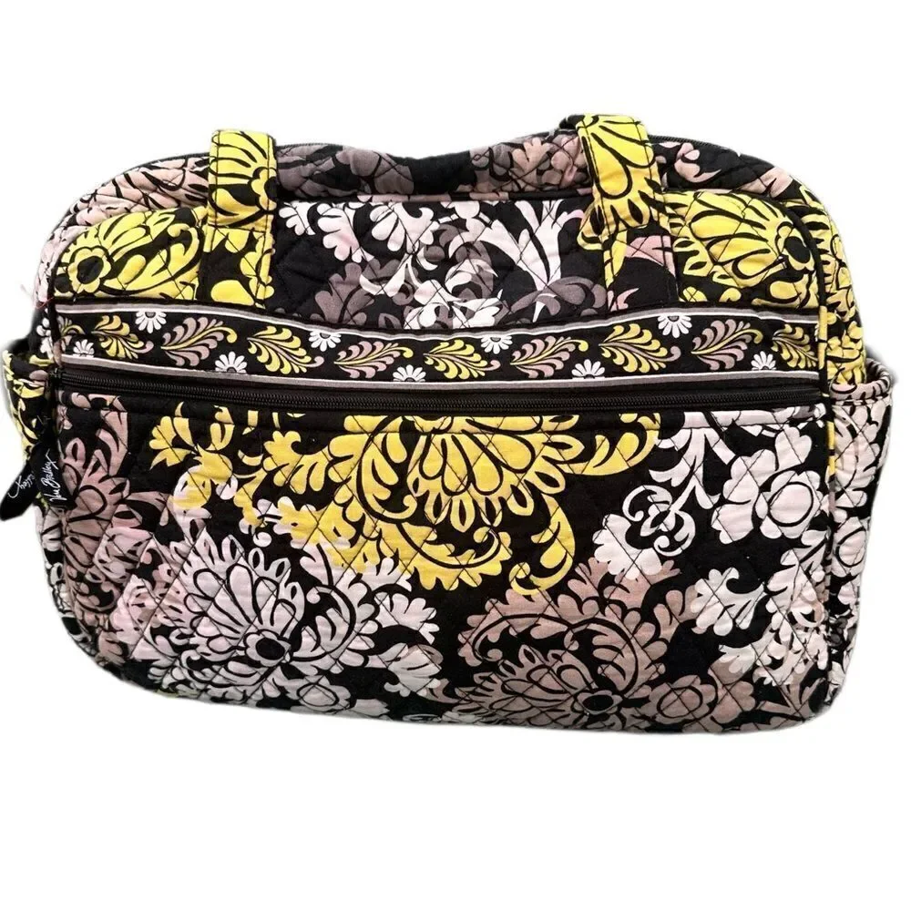 Vera Bradley Insulated/Lined Baby/Travel Large Tote Bag in Baroque, Spacious GUC